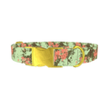 Paint Splatter Dog Collar - metal gold