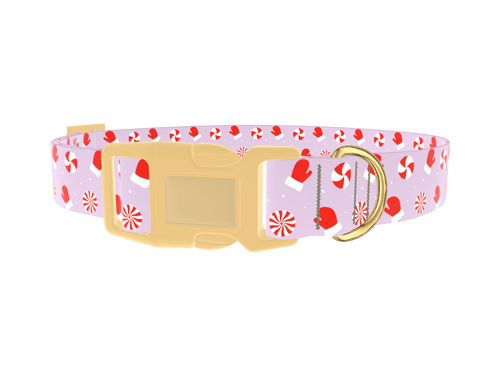 Christmas Mittens Dog Collar