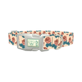 Rose Butterfly Dog Collar - plastic silver