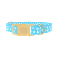 Winter Snowflake Dog Collar - plastic gold