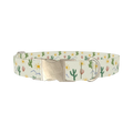 Sunny Cactus Dog Collar - metal silver