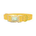 Polka Dot Dog Collar - plastic gold