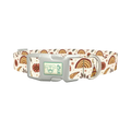 Bohemian Rainbow Dog Collar - plastic silver
