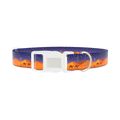 Desert Night Dog Collar - plastic silver