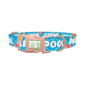 Pool Party Dog Collar - plastic rose gold
