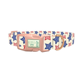 Striped Stars Dog Collar - plastic rose gold