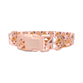 Tribal Triangle Dog Collar - plastic gold