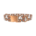 Autumn Bunny Dog Collar - metal rose gold