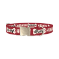 Always Hungry Dog Collar - metal silver