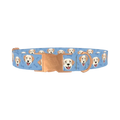 Labrador Dog Collar - metal rose gold