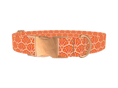 Geometric Floral Dog Collar
