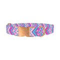 Tribal Chevron Dog Collar - metal rose gold