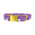 Halloween Moon Dog Collar - metal rose gold