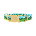 Landscape Hills Dog Collar - plastic gold