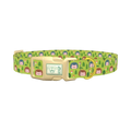 Woodland Hedgehog Dog Collar - plastic gold