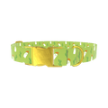 Western Ghost Dog Collar - metal gold
