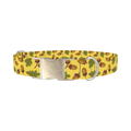 Fall Acorn Dog Collar - metal silver