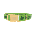 Squirrel Patrol Dog Collar - plastic gold