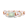 Boho Sun Moon Dog Collar - plastic silver
