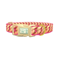 Rose Gold Chain Dog Collar - plastic gold