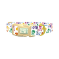 Colorful Skull Pattern Dog Collar - plastic gold