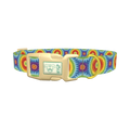 Rainbow Burst Dog Collar - plastic gold