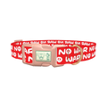 Peace Message Dog Collar - plastic rose gold