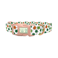 Shamrock Clover Dog Collar - plastic rose gold