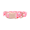 Christmas Santa Dog Collar - plastic silver