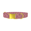 Western Cowboy Dog Collar - metal gold