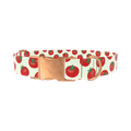 Tomato Pattern Dog Collar - metal rose gold