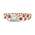 Tomato Pattern Dog Collar - plastic silver