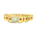 Burger and Shake Dog Collar - plastic gold