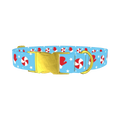 Peppermint Mitten Dog Collar - metal gold