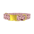 Mystical Nature Dog Collar - metal rose gold