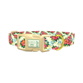 Tribal Stripes Dog Collar - plastic gold