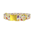 Autumn Bird Dog Collar - metal gold