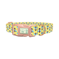 Stylized Bee Dog Collar - plastic rose gold