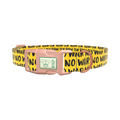 Bold Statement Dog Collar - plastic gold