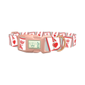Playing Card Dog Collar - plastic rose gold