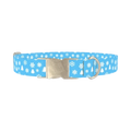 Winter Snowflake Dog Collar - metal silver