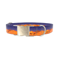 Desert Night Dog Collar - metal silver