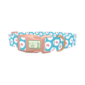 Easter Egg Heart Dog Collar - plastic rose gold