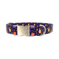 Halloween Witch Potion Dog Collar - metal gold