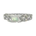 Deer and Cabin Forest Dog Collar - plastic silver