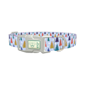 Christmas Tree Dog Collar - plastic silver