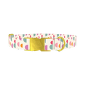 Geometric Pattern Dog Collar - metal gold