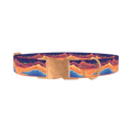 Sunset Cloud Dog Collar - metal rose gold