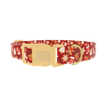 Christmas Cookie Dog Collar - plastic gold