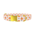 Halloween Cross-Stitch Dog Collar - metal gold